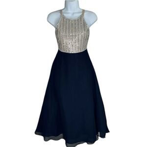 TWEEN DIVA  Girls Jewel Halter Midi Dress    Size 10.